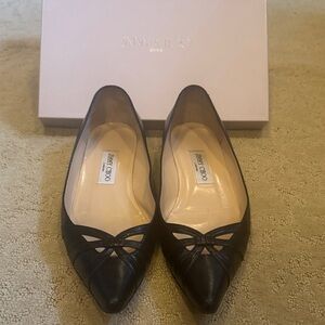 Jimmy Choo black flats